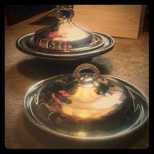 WM Rogers 8-Piece Pure Silver Platters Set